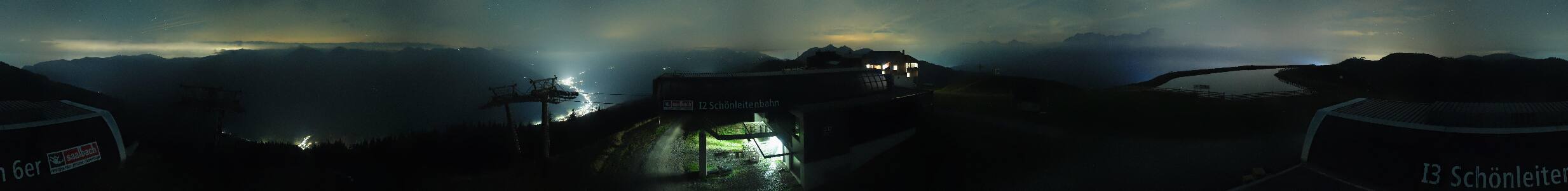 Saalbach-Hinterglemm Wildenkarkogel snow cam captured at 4 October 2026 at 11:55 pm GMT+2