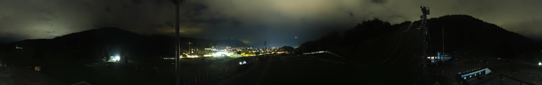Seefeld Casino Arena snow cam captured at 11 September 2026 at 11:56 pm GMT+2