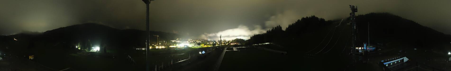 Seefeld Casino Arena snow cam captured at 13 September 2026 at 11:53 pm GMT+2
