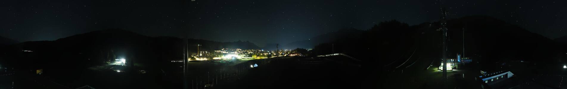Seefeld Casino Arena snow cam captured at 14 September 2026 at 11:59 pm GMT+2