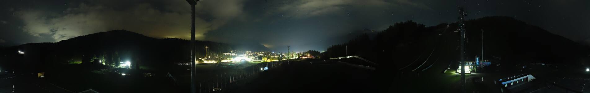 Seefeld Casino Arena snow cam captured at 17 September 2026 at 11:53 pm GMT+2