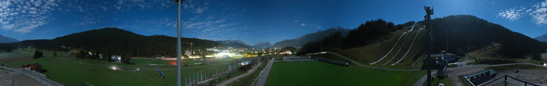 Seefeld Casino Arena snow cam captured at 25 September 2026 at 11:56 pm GMT+2