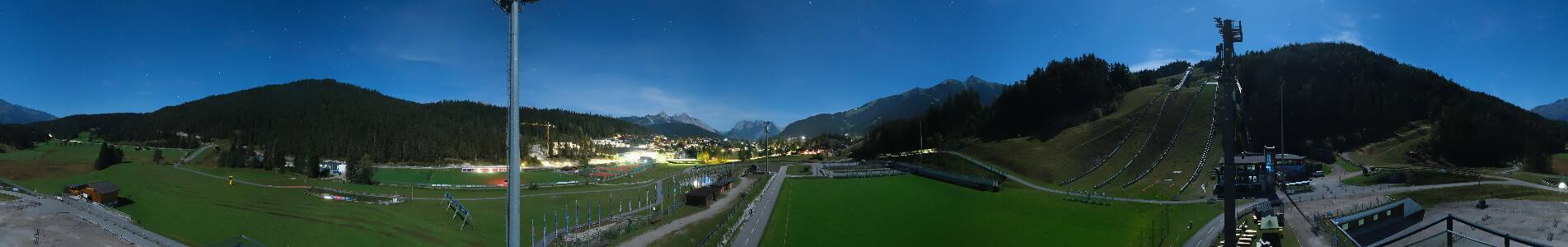 Seefeld Casino Arena snow cam captured at 26 September 2026 at 11:58 pm GMT+2