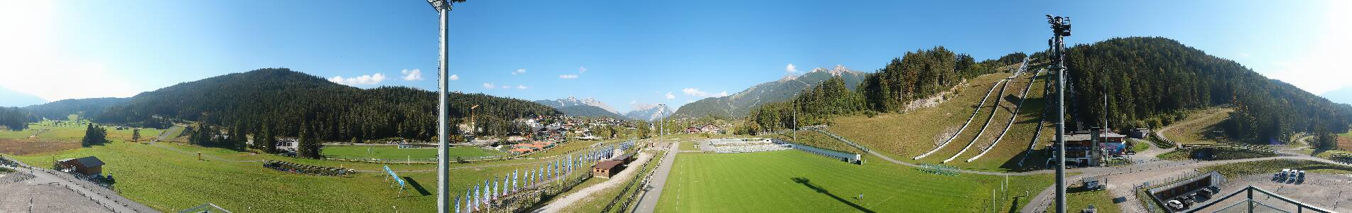 Seefeld Casino Arena snow cam captured at 30 September 2026 at 4:16 pm GMT+2