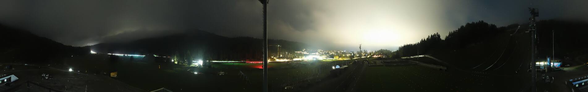 Seefeld Casino Arena snow cam captured at 2 October 2026 at 11:47 pm GMT+2