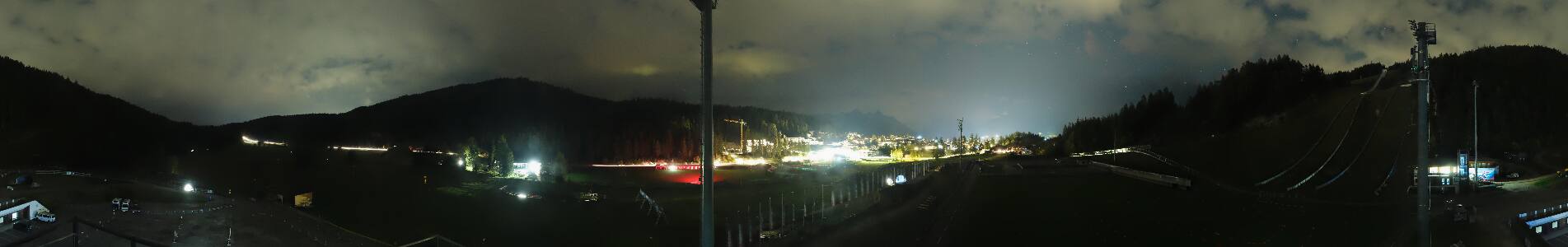 Seefeld Casino Arena snow cam captured at 3 October 2026 at 11:55 pm GMT+2