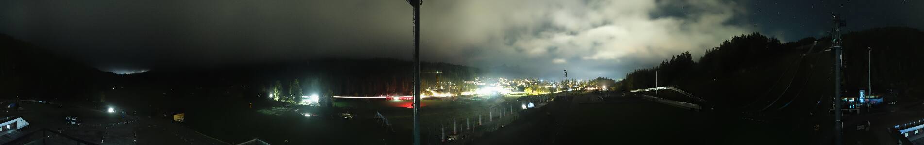 Seefeld Casino Arena snow cam captured at 5 October 2026 at 11:54 pm GMT+2