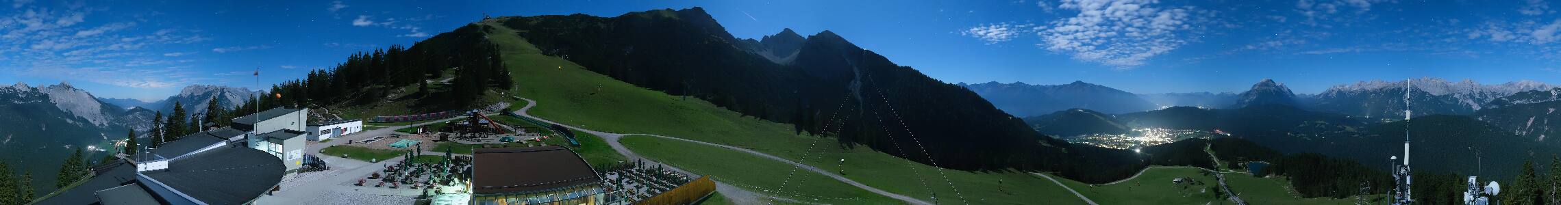 Seefeld Rosshütte snow cam captured at 25 September 2026 at 11:57 pm GMT+2
