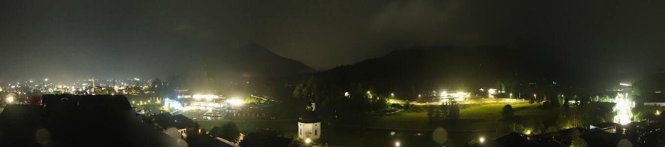 Seefeld Seekirchl Panorama snow cam captured at 13 September 2026 at 11:42 pm GMT+2