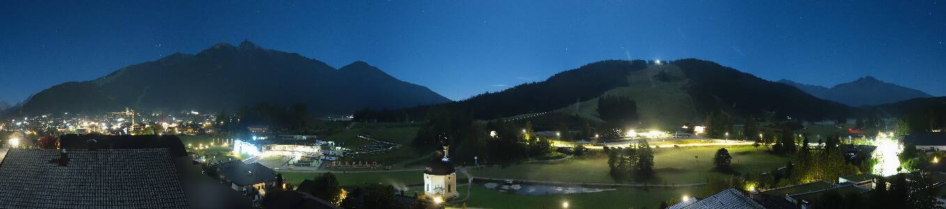 Seefeld Seekirchl Panorama snow cam captured at 25 September 2026 at 11:36 pm GMT+2