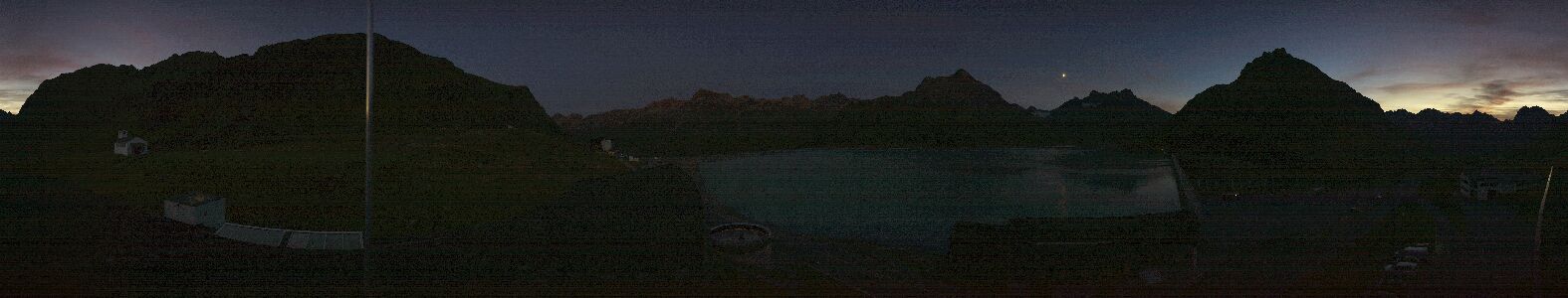 Silvretta Bielerhöhe snow cam captured at 19 September 2026 at 7:52 pm GMT+2