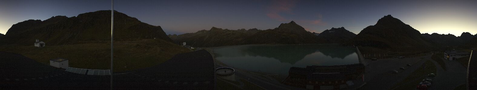 Silvretta Bielerhöhe snow cam captured at 26 September 2026 at 7:35 pm GMT+2