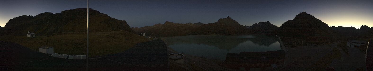Silvretta Bielerhöhe snow cam captured at 27 September 2026 at 7:30 pm GMT+2