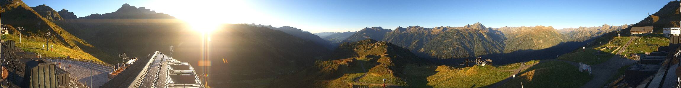 Silvretta-Montafon Nova Stoba snow cam captured at 15 September 2026 at 6:52 pm GMT+2
