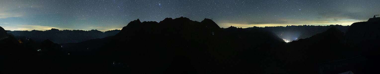 Silvretta-Montafon Panorama Bahn snow cam captured at 12 September 2026 at 11:49 pm GMT+2