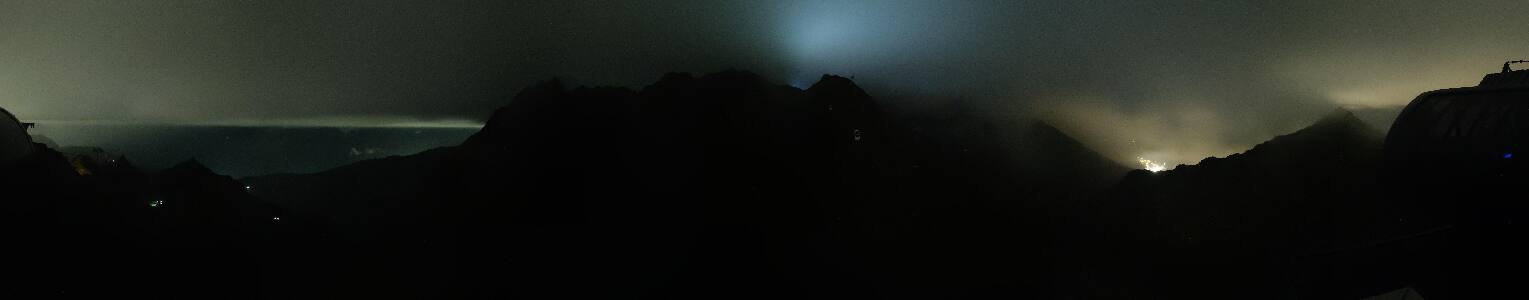 Silvretta-Montafon Panorama Bahn snow cam captured at 13 September 2026 at 11:55 pm GMT+2