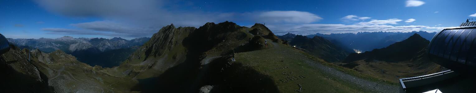 Silvretta-Montafon Panorama Bahn snow cam captured at 23 September 2026 at 11:53 pm GMT+2