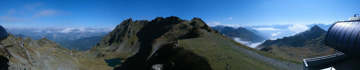 Silvretta-Montafon Panorama Bahn snow cam captured at 24 September 2026 at 11:55 pm GMT+2