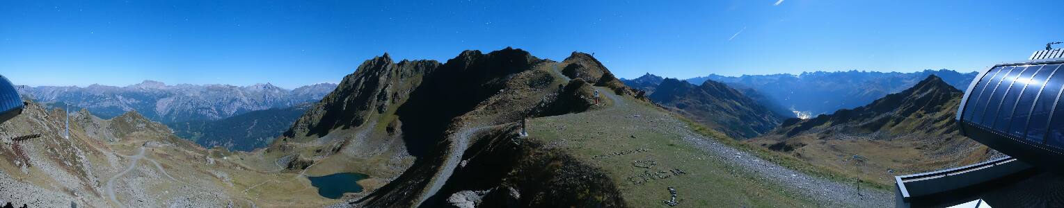 Silvretta-Montafon Panorama Bahn snow cam captured at 25 September 2026 at 11:57 pm GMT+2