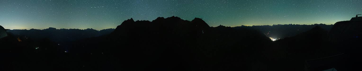 Silvretta-Montafon Panorama Bahn snow cam captured at 5 October 2026 at 11:55 pm GMT+2
