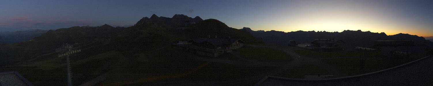 Silvretta-Montafon Valisera Berg snow cam captured at 11 September 2026 at 8:05 pm GMT+2