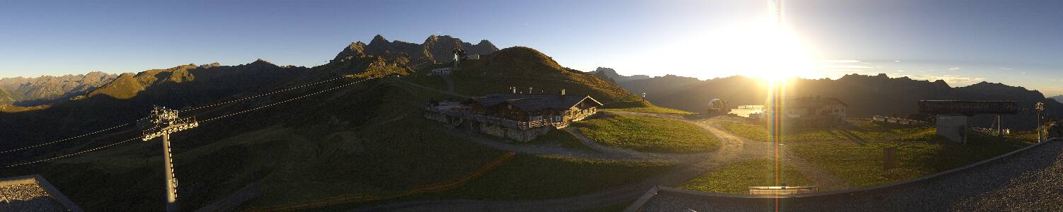 Silvretta-Montafon Valisera Berg snow cam captured at 15 September 2026 at 6:52 pm GMT+2
