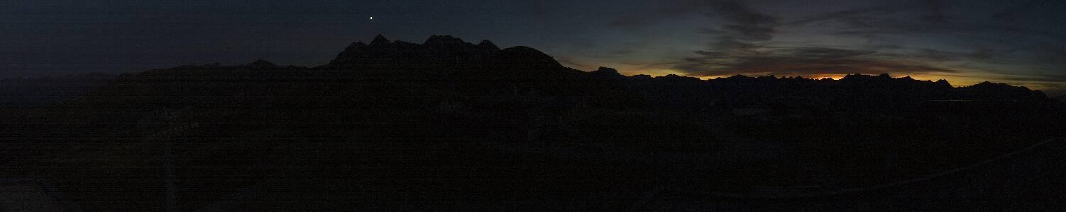 Silvretta-Montafon Valisera Berg snow cam captured at 19 September 2026 at 7:52 pm GMT+2