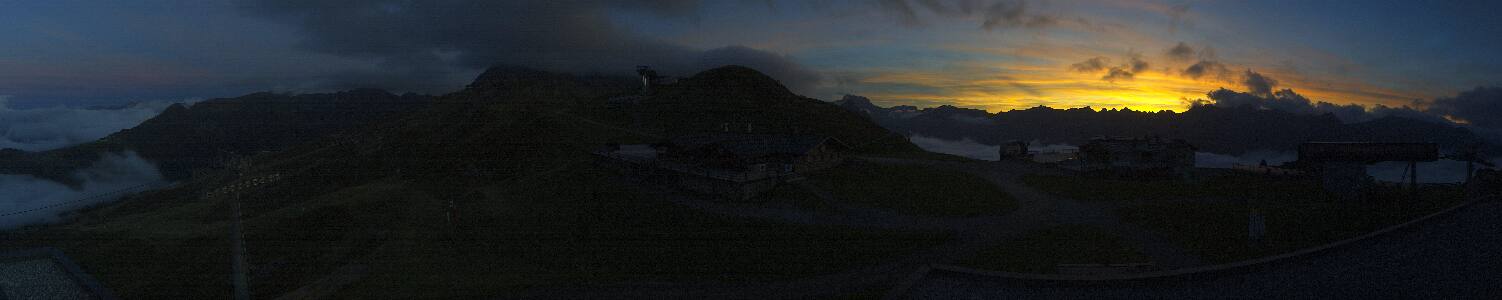 Silvretta-Montafon Valisera Berg snow cam captured at 21 September 2026 at 7:49 pm GMT+2