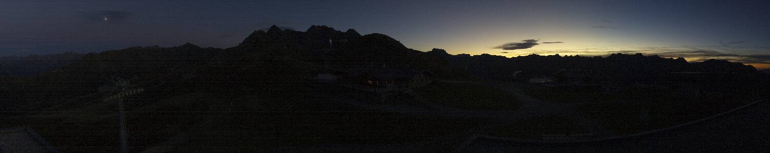 Silvretta-Montafon Valisera Berg snow cam captured at 23 September 2026 at 7:51 pm GMT+2