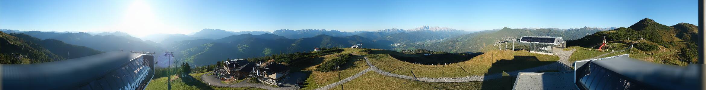 Snow Space Salzburg Flying Mozart snow cam captured at 15 September 2026 at 6:20 pm GMT+2