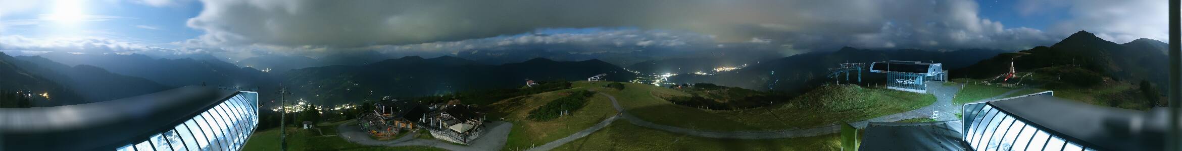 Snow Space Salzburg Flying Mozart snow cam captured at 21 September 2026 at 11:51 pm GMT+2