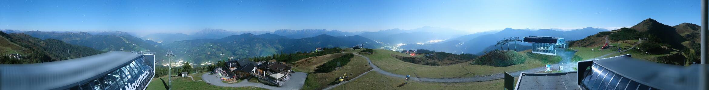 Snow Space Salzburg Flying Mozart snow cam captured at 30 September 2026 at 11:45 pm GMT+2