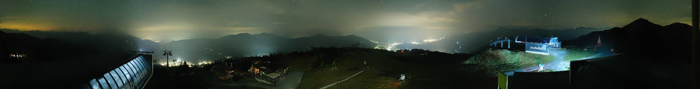 Snow Space Salzburg Flying Mozart snow cam captured at 4 October 2026 at 11:49 pm GMT+2