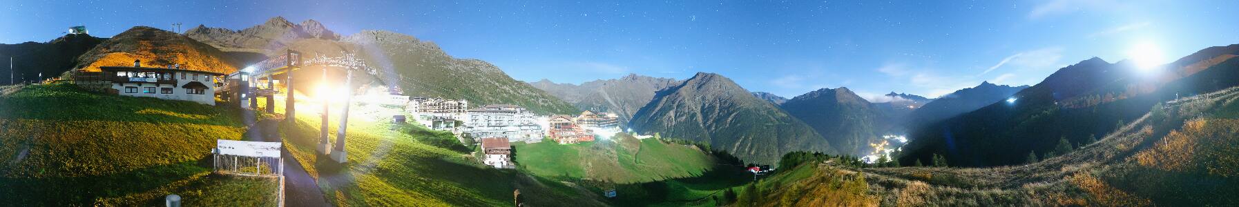 Sölden Hochsölden snow cam captured at 21 September 2026 at 11:57 pm GMT+2