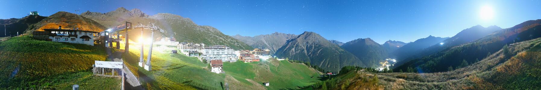 Sölden Hochsölden snow cam captured at 22 September 2026 at 11:57 pm GMT+2
