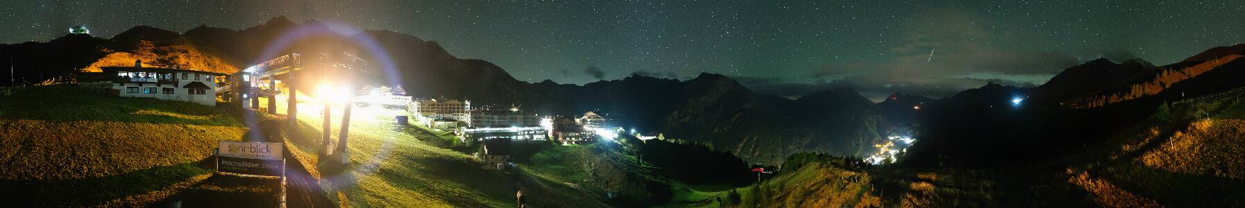 Sölden Hochsölden snow cam captured at 5 October 2026 at 11:59 pm GMT+2