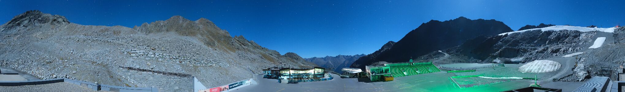 Sölden Rettenbachferner snow cam captured at 27 September 2026 at 11:56 pm GMT+2