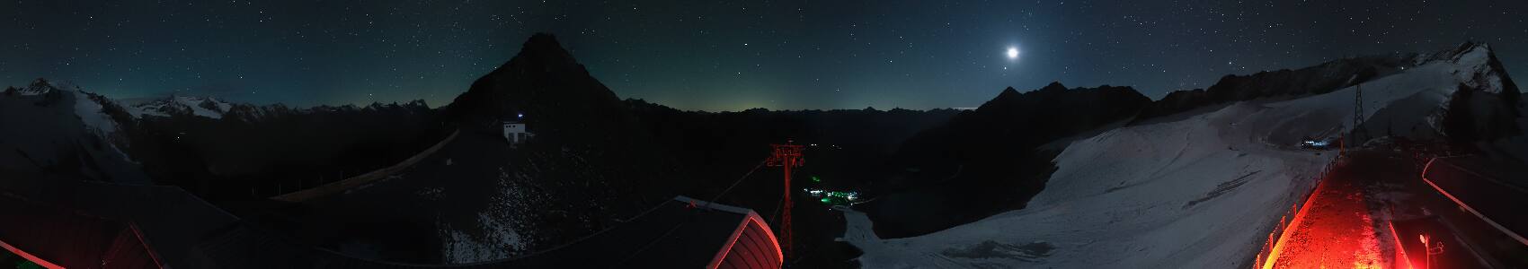 Sölden Schwarze Schneid snow cam captured at 6 October 2026 at 4:04 am GMT+2