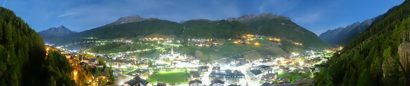 Sölden Ort Sölden, 1.377 m snow cam captured at 29 September 2026 at 11:45 pm GMT+2