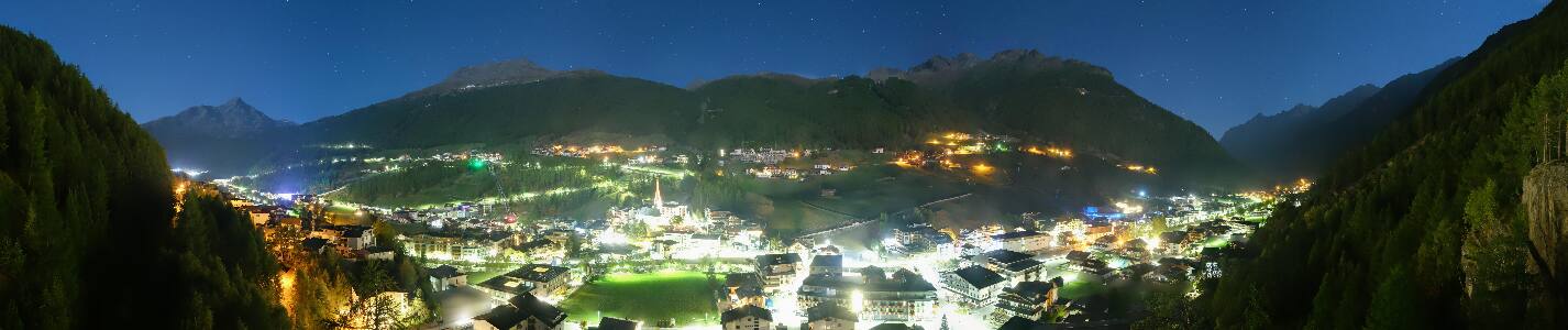 Sölden Ort Sölden, 1.377 m snow cam captured at 30 September 2026 at 11:36 pm GMT+2