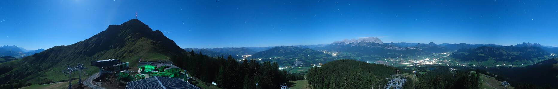 St. Johann in Tirol St. Johann in Tirol • Bergstation Harschbichl - 1.604m snow cam captured at 27 September 2026 at 11:56 pm GMT+2