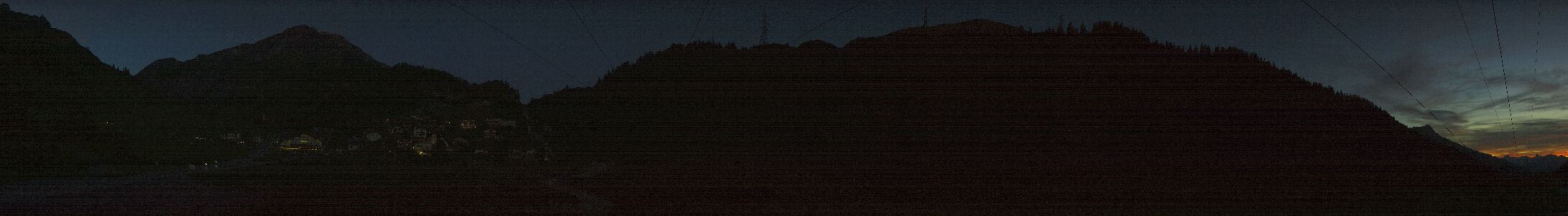 Stuben am Arlberg Ortsblick snow cam captured at 19 September 2026 at 7:53 pm GMT+2