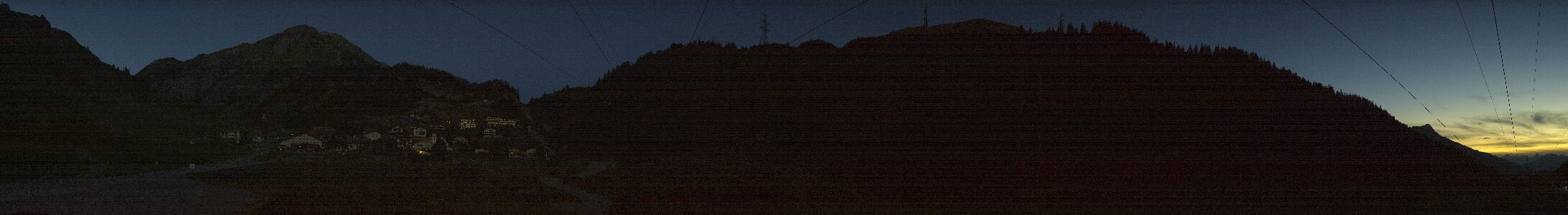 Stuben am Arlberg Ortsblick snow cam captured at 28 September 2026 at 7:38 pm GMT+2