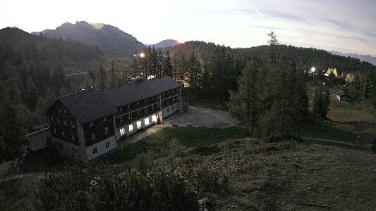 Tauplitz Haus Alpin snow cam captured at 2 October 2026 at 11:47 pm GMT+2