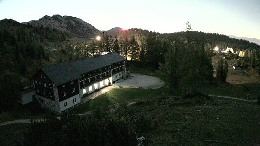 Tauplitz Haus Alpin snow cam captured at 3 October 2026 at 11:51 pm GMT+2