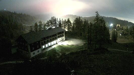 Tauplitz Haus Alpin snow cam captured at 4 October 2026 at 11:49 pm GMT+2