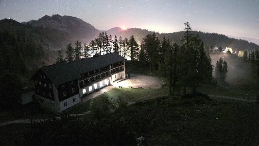 Tauplitz Haus Alpin snow cam captured at 5 October 2026 at 11:59 pm GMT+2