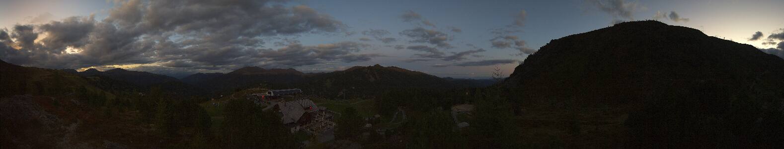 Turracherhöhe Panoramabahn snow cam captured at 12 September 2026 at 7:47 pm GMT+2