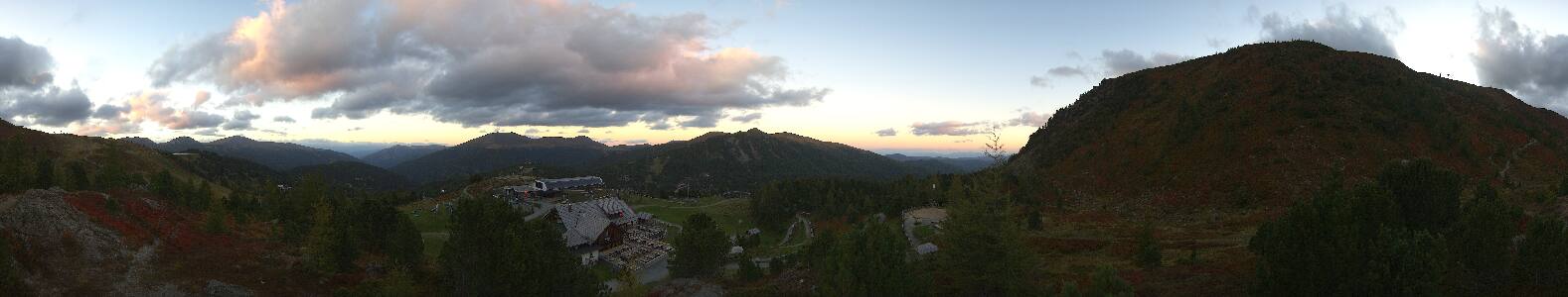 Turracherhöhe Panoramabahn snow cam captured at 22 September 2026 at 7:11 pm GMT+2