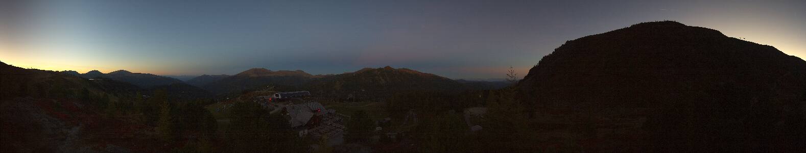 Turracherhöhe Panoramabahn snow cam captured at 3 October 2026 at 7:10 pm GMT+2